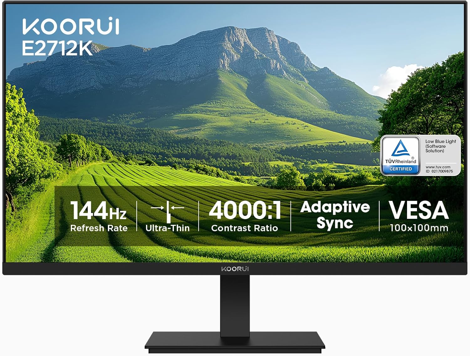 KOORUI E2712K 27" FHD 144Hz VA Gaming Monitor