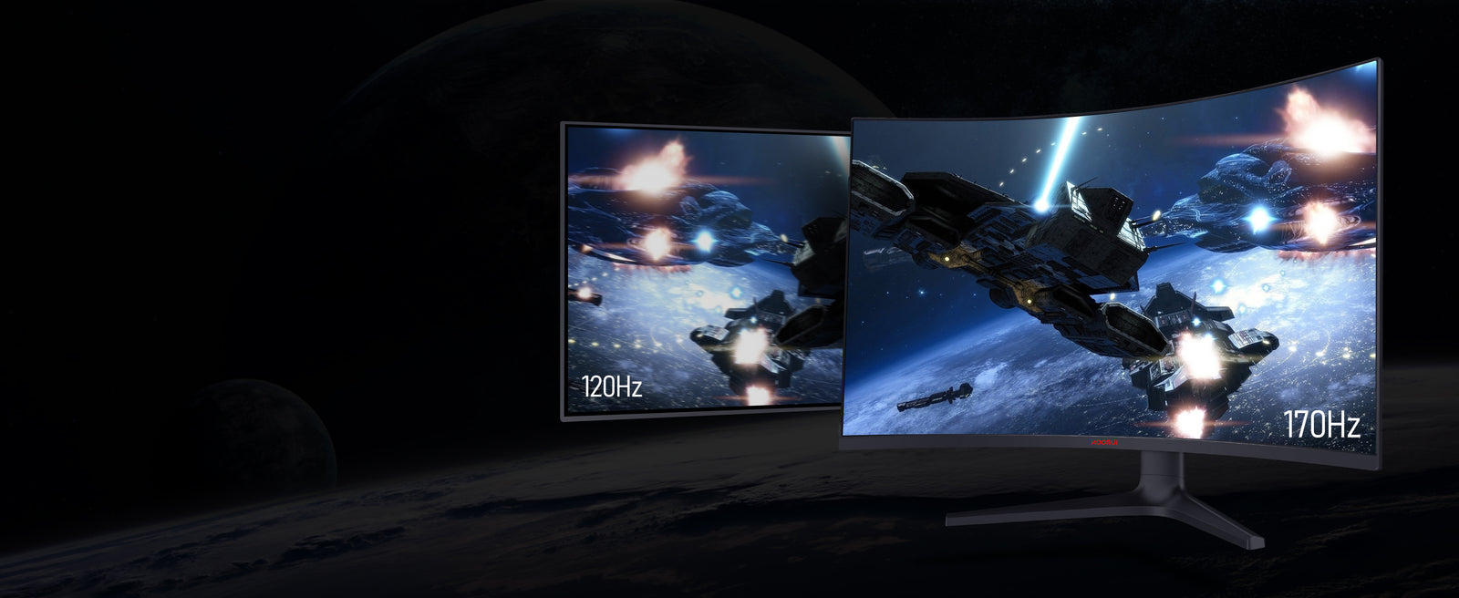 KOORUI G3221SC 31.5" QHD 170Hz VA Curved Gaming Monitor feature