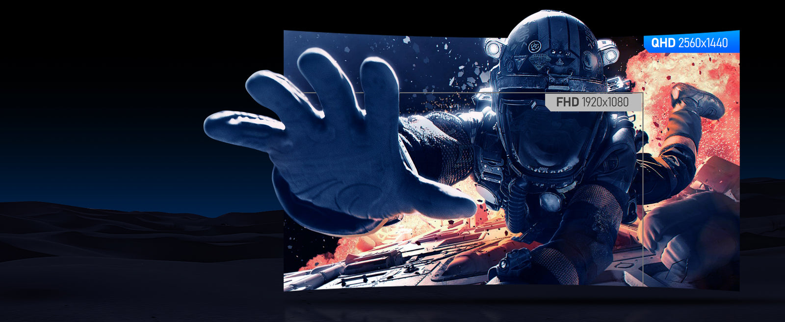 KOORUI 32E6QC 31.5" QHD 170Hz VA Curved Gaming Monitor feature