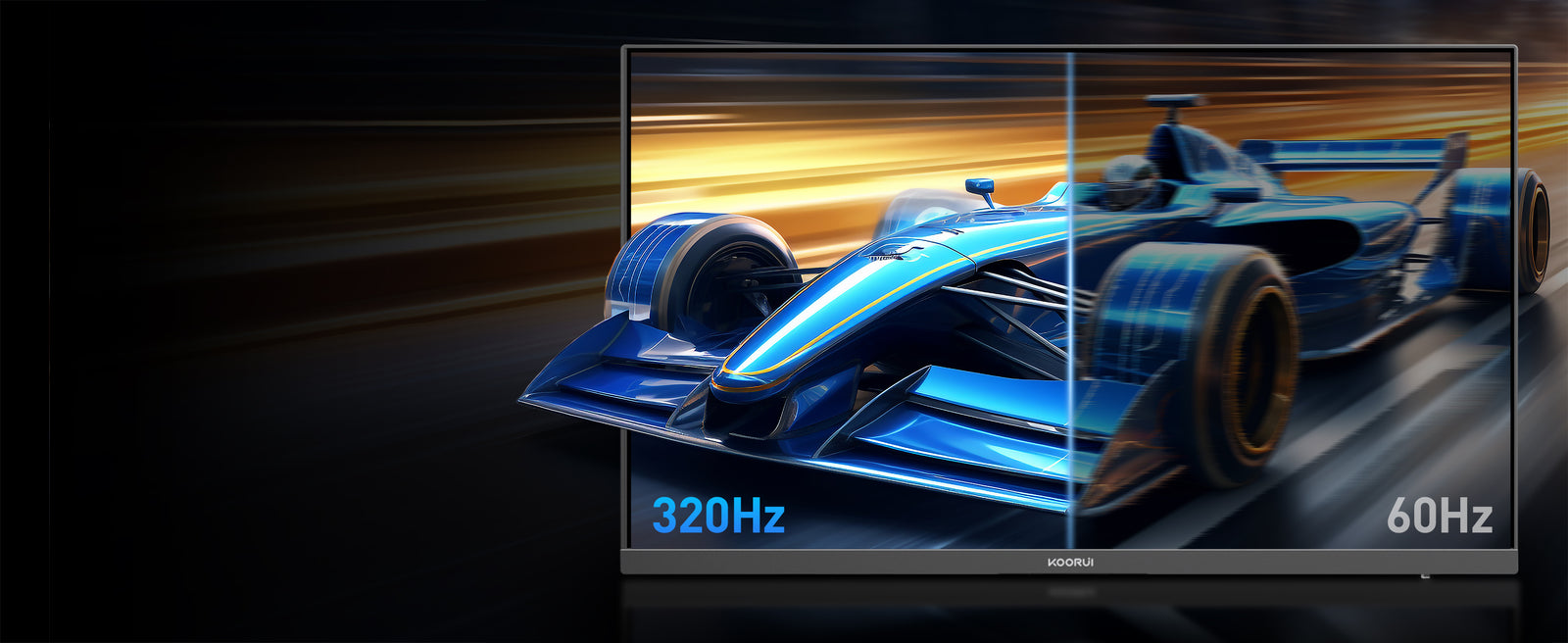 KOORUI G2741L 27" 4K 160Hz Dual-Mode (320Hz FHD) Fast IPS Gaming Monitor feature
