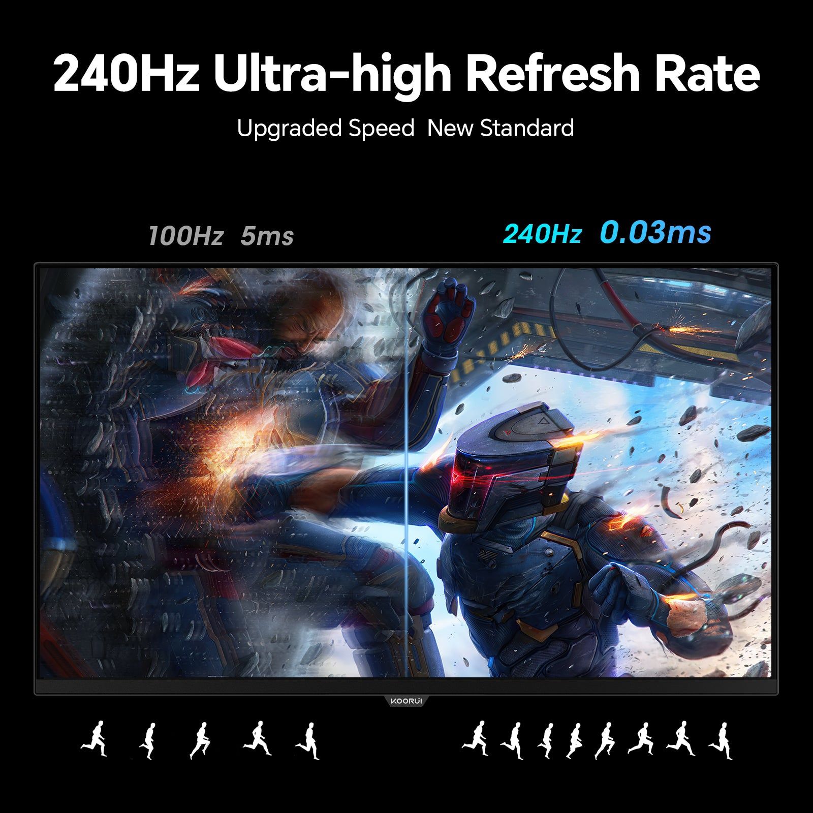 KOORUI S2721XO 27" QHD 240Hz QD-OLED Gaming Monitor - Image 5