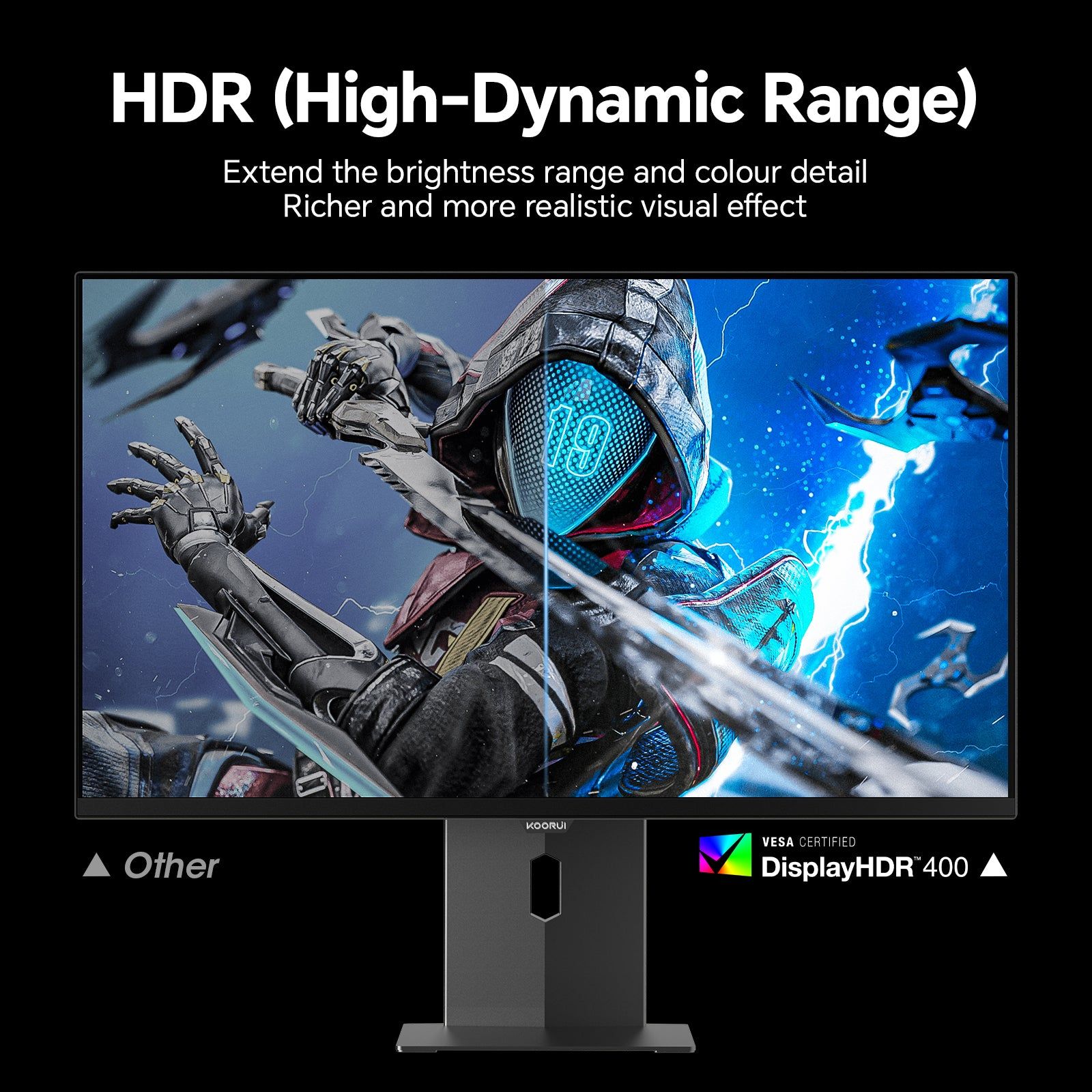KOORUI S2721XO 27" QHD 240Hz QD-OLED Gaming Monitor - Image 6