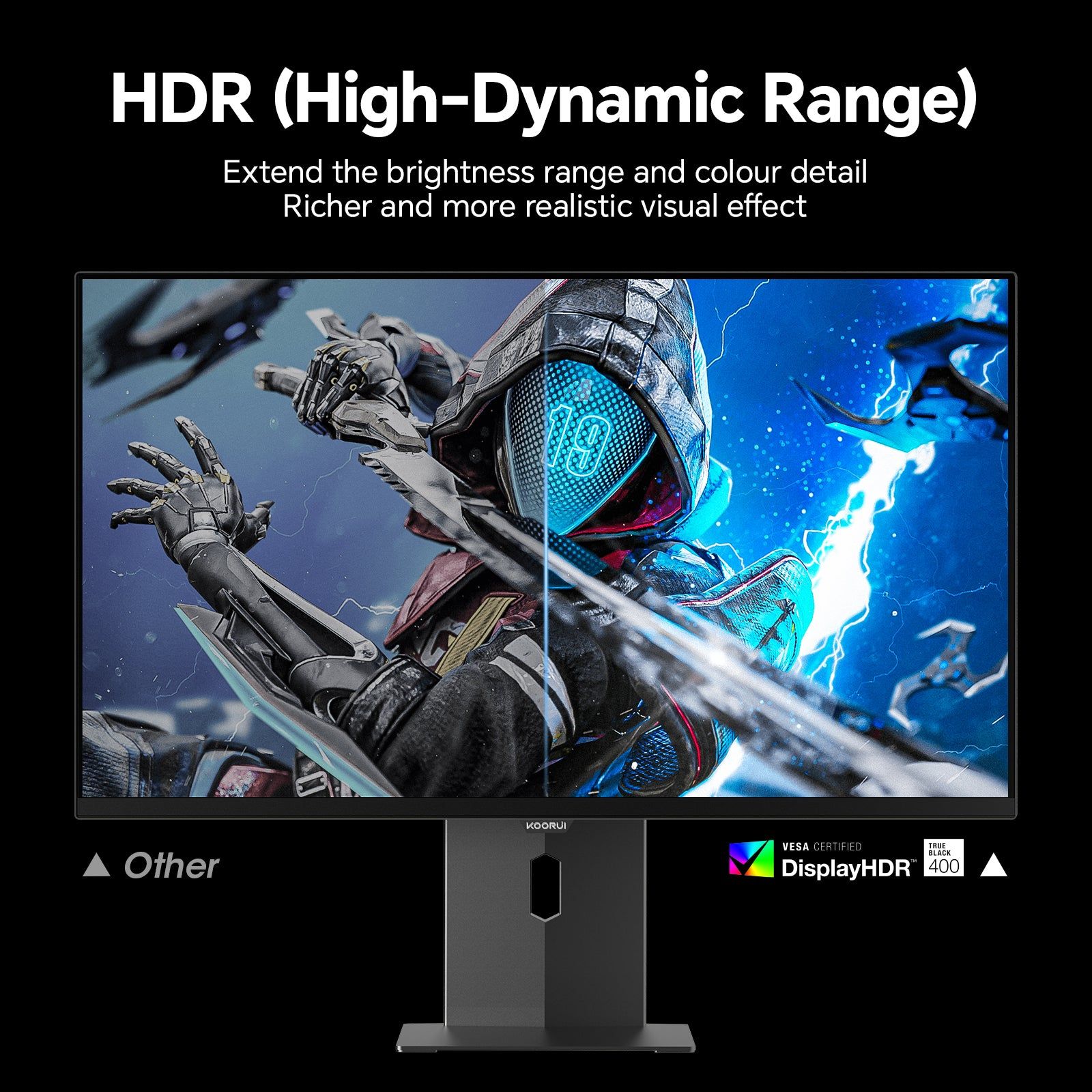 KOORUI S3241XO 31.5" 4K 240Hz QD-OLED Gaming Monitor - Image 6